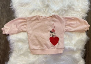 Baby Gap Minnie Mouse Sweatshirt 6-12 months - Picture 1 of 4