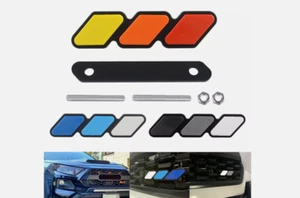 Tri-color Grille Badge Emblem For 2018 2019 Toyota Tacoma TRD 4Runner Tundra - Picture 1 of 4