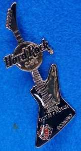 TOKYO SCORPIO ZODIAC ASTROLOGY BIRTHDAY BLACK EXPLORER GUITAR Hard Rock Cafe PIN - Picture 1 of 1