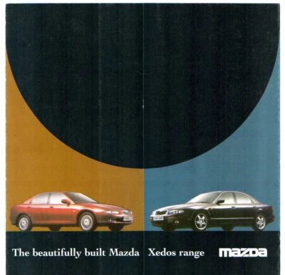 Mazda Xedos 6 & Xedos 9 1997 UK Market Foldout Mailer Sales Brochure - Image 1 of 2