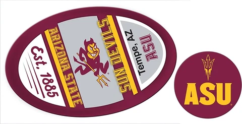 Arizona State Sun Devils Jumbo Game Day Peel & Stick and Mascot Peel & Stick Cover