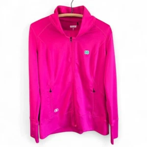 Ogio Endurance Ladies Full-Zip Athletic Jacket Pink Size M - Picture 1 of 9