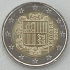 2 E.uro Kursmünze Andorra 2023 unz