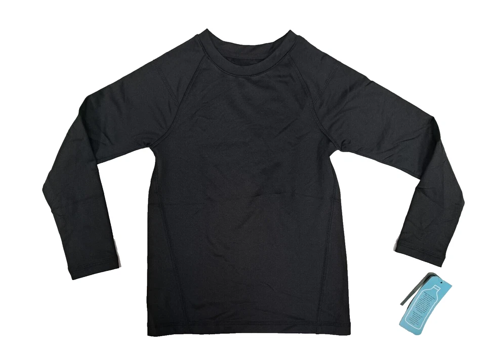 MTA Sport Boys Black Cold Gear Long Sleeve Shirt Base Layer Polyester Small 6/7 - Image 1 of 1