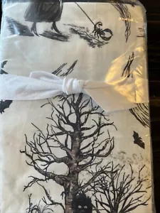 2pc Set Pottery Barn WEDNESDAY Addams Standard Pillowcases Cotton - New - Picture 1 of 3