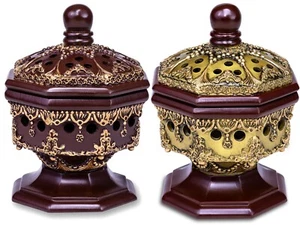 Charcoal Incense Burner Frankincense Resin - Luxury Octagon Burner by AM - Picture 1 of 11