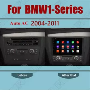 9" Stereo Radio GPS Nav WiFi FM For 2004-11 BMW 1-Series E88 E82 E81 E87 Auto AC - Picture 1 of 17