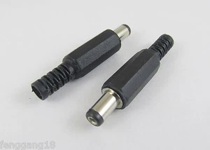 1pcs 5.5mm x 2.1mm Male Plug DC Power Connector Adapter Plastic Cover Handle - Picture 1 of 2