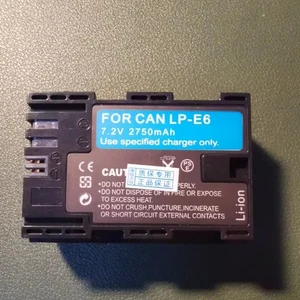 Per EOS 60D 70D 80D 6D 7D 7DII 5DSR 5D 5DIII 5DIV Canon LP-E6 batteria - Foto 1 di 1