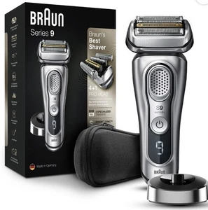 Afeitadora eléctrica Braun Series9 9330s recargable en seco y húmedo para hombre con soporte de carga - Imagen 1 de 4