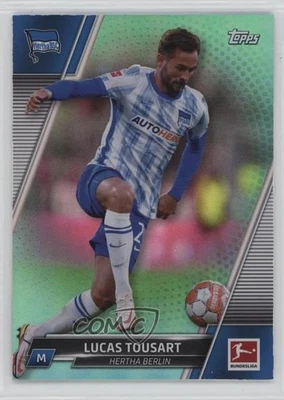 2021-22 Topps Bundesliga Aqua Foil /199 Lucas Tousart #11 - Image 1 of 2