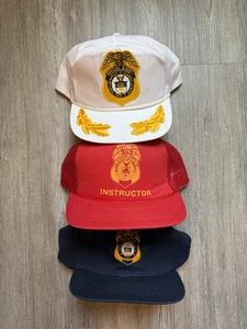Dealer Reseller Lot Dept of Commerce US Special Agent Hat Strap back  Vintage - Picture 1 of 8