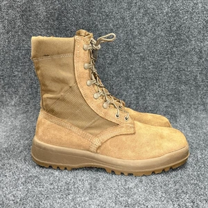 Belleville AHWC Hot Weather Military Combat Boots Men's 10R Tan Suded Outdoor - Picture 1 of 12