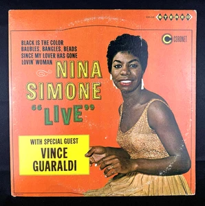 Nina Simone Live with Vince Guaraldi Coronet Stereo vinyl record LP 33 RPM, EX - Foto 1 di 6
