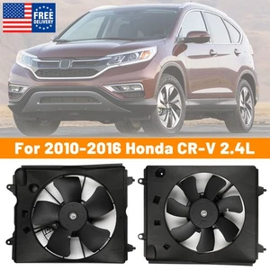 2pcs Left+Right Radiator Cooling Fan Assembly for 2010-2016 Honda CR-V CRV 2.4L - Bild 1 von 14