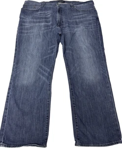 Lucky Brand Jeans Herren 46x30 Blau Medium Wash 181 Relaxed Straight Stretch Prepp - Bild 1 von 19