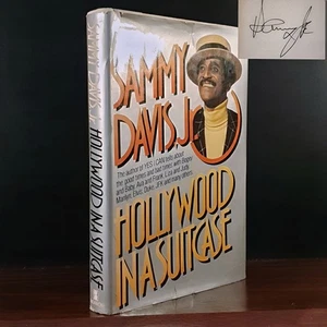 SIGNIERT Hollywood im Koffer von Sammy Davis Jr. 1980, Hardcover Autobiografie - Bild 1 von 24