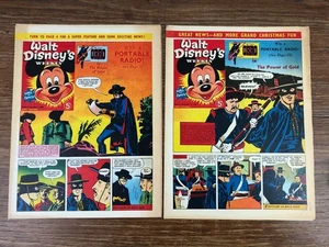2x Revues MICKEY (UK) WALT DISNEY'S WEEKLY (5th & 12th December 1960) Nice Cond. - Picture 1 of 4