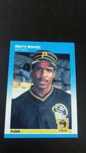 1987 Fleer - Barry Bonds #604 (RC)-Baseball-FREE SHIPPING - Picture 1 of 3
