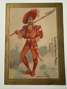 Antigua tarjeta comercial victoriana Demotte & Goeseels radiadores Francia de París de la década de 1880 - Imagen 1 de 15