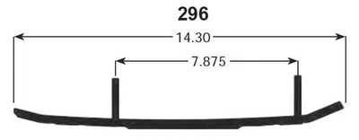 Sports Parts Inc Ripper Four75 Runners 适用于 2004 - 2005 Polaris 800 RMK 雪地摩托车 — 第 1/2 张图片