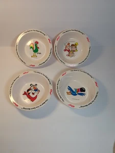 Kellogg's Cereal Bowls Set Of 4 Vintage 1995 "The Best To You Each Morning" - Picture 1 of 7