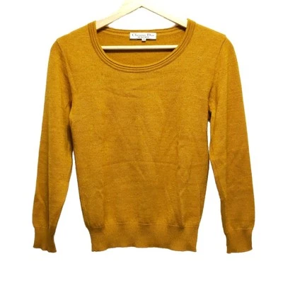 Auténtico suéter para mujer DIOR/ChristianDior - marrón Foto 1 de 4