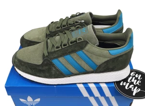 Adidas Forest Grove Raw Khaki Green Teal Blue UK 5 7 8 10 11 12 US EE8970 New - Picture 1 of 15