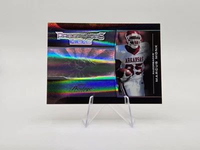 Marcus Monk 2008 Prestige RC Prestigious Picks Silver SP /50 #PPI-8 Arkansas - Image 1 of 2