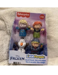 Fisher Price Disney Frozen Elsa, Olaf, Anna y Kristof, Little People, paquete de 4 - Imagen 1 de 1