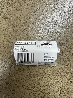 Muelle para recortadora Tanaka 6684759 OEM NOS Foto 1 de 2