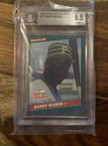 BARRY BONDS 1986 DONRUSS ROOKIES BGS 8.5 - Picture 1 of 2