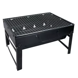 Parrilla de barbacoa plegable portátil de carbón para picnics camping playa fumador - Imagen 1 de 3