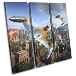 Star Wars Battlefront 2 Episode 1 Gaming TREBLE CANVAS WANDBILD Bild Druck - Bild 1 von 1