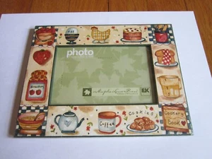 Photo Picture Frame Maple Lane Press Kitchen Cooking Coffee Strawberry 4x6 3x5 - Picture 1 of 8