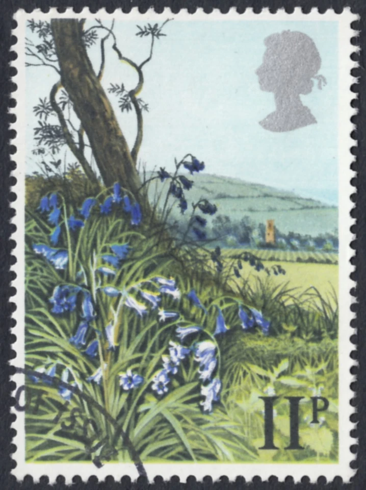 Spring Wild Flowers - Bluebell illustrated on 1979  fine used GB  stamp - Image 1 of 1