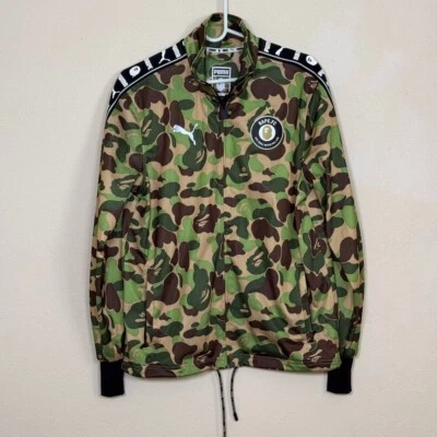 Bape x Puma A Bathing Ape Jacket Green-Camo Track Jacket Small - Image 1 of 4