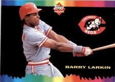 1992 Topps Magazine # TM81 Barry Larkin Cincinnati Reds