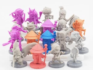 NINJA DIVISION SUPER DUNGEON HERO MINIS X 19 . BLUE 1280 - Picture 1 of 1