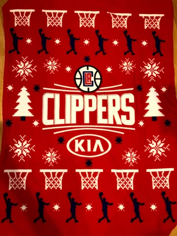 Los Angeles Clippers promotional blanket 2019-2020 season VERY RARE Cover