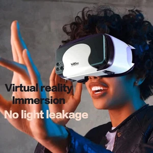 Virtual Reality VR Headset 3D Glasses With Goggles for Android Samsung iPhone - Picture 1 of 10