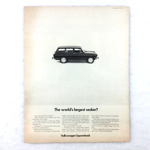 Oldtimer 1968 DRUCKANZEIGE Volkswagen VW Squareback größte Limousine der Welt? - Bild 1 von 1