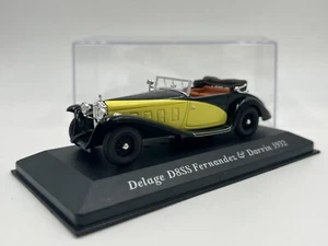 Delage D8SS Fernandez/Darrin 1932 1/43 IXO Boite Vitrine - Foto 1 di 3