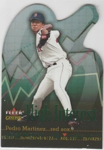 PEDRO MARTINEZ Die-Cut RARE INSERT Boston Red Sox Card Fleer HIGH INTEREST LE - Picture 1 of 2