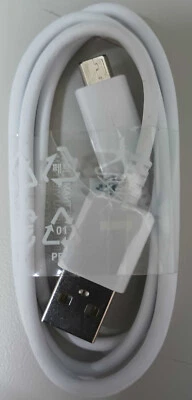 Cable USB SAMSUNG Pie Portátil, Compacto, Flexible y Duradero Micro USB ECB-DU68WE Foto 1 de 2