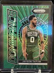 Jayson Tatum 2023 Panini Prizm #6 Dominance Green Prizm Color Match - Imagen 1 de 2