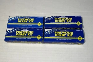 Cub Scout Pinewood Derby Car Kit #1622 Grand Prix NOS (Lot Of 4) NEW Sealed - Picture 1 of 6