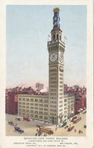Baltimore MD * Bromo-Seltzer Tower Building 1911 Emerson Drug Co. Office - Picture 1 of 2