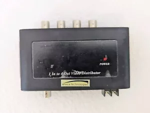 Speco Tech. - 1-Input to 4-Output Video Distribution Amplifier - VIDDIST -TESTED - Picture 1 of 4