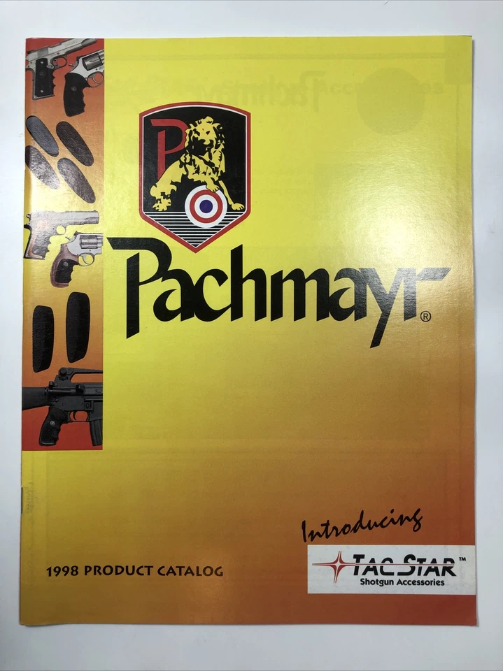 Pachmayr 1998 Product Catalog ￼Tac Star 1911 Grips Firearm Accessories Paper Ad￼ - Image 1 of 1